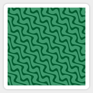 Emerald Zig Zag Sticker